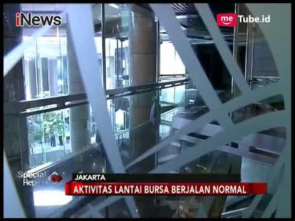 Runtuhnya Selasar BEI Tidak Mempengaruhi Aktivitas Bursa Saham - Special Report 16/01