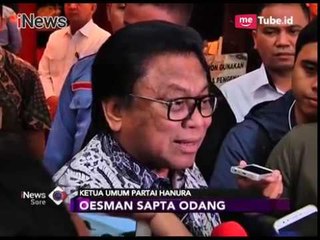 Oesman Sapta Odang Akan Pecat Kader yang Merusak Hanura - iNews Sore 16/01