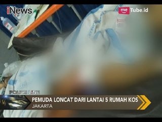 Tragis!! Diduga Depresi, Seorang Pemuda Nekat Lompat Dari Lantai 5 Kamarnya - Police Line 17/01