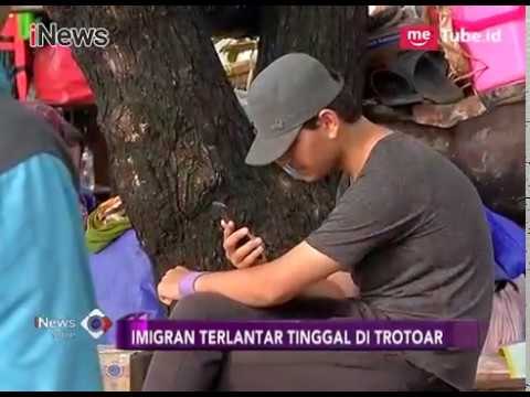 Sejumlah Imigran Masih Menetap di Atas Trotoar - iNews Sore 20/01