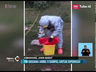 Tim Gegana Ambil Sampel 78 Ton Limbah Beracun di Karawang - iNews Siang 22/01