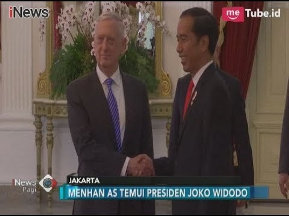 Menteri Pertahanan AS Temui Presiden Jokowi Bahas Palestina dan Korea Utara - iNews Pagi 24/01