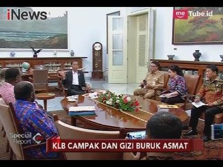 Presiden Jokowi Pimpin Rapat KLB Campak Papua di Istana - Special Report 24/01