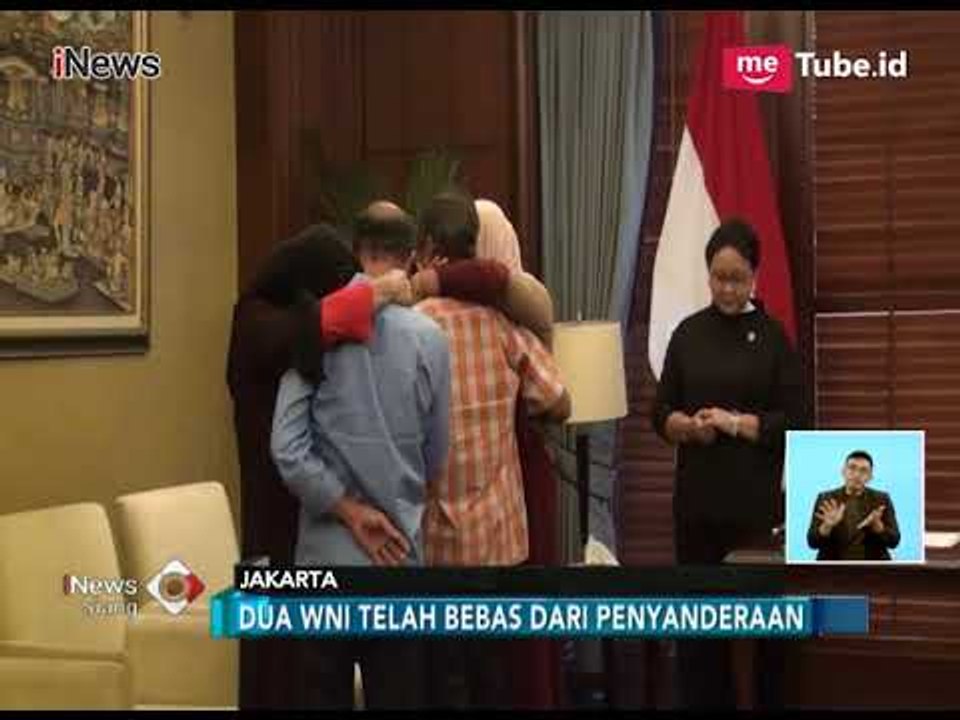 Haru!! Kemenlu Serah Terima Bebasnya 2 WNI dari Sandera Abu Sayyaf - Siang 24/01