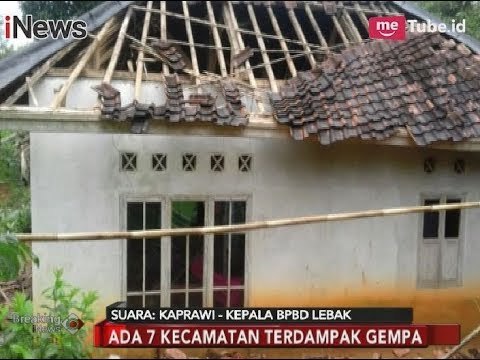 BPBD Banten Sebut Ada 7 Kecamatan Terdampak Gempa - Breaking News 23/01