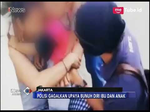 Video Upaya Bunuh Diri Ibu dan Anak di 'Flyover' Pasar Rebo, Digagalkan Polisi - iNews Malam 24/01