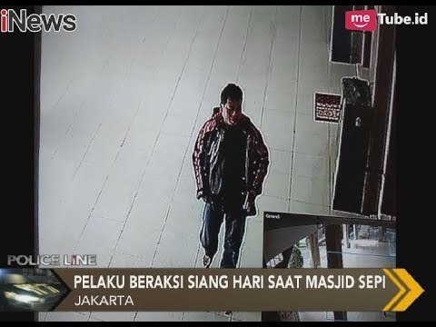 Seorang Pria Tertangkap CCTV Merusak Gembok & Mencuri Isi Kotak Amal Masjid - Police Line 25/01