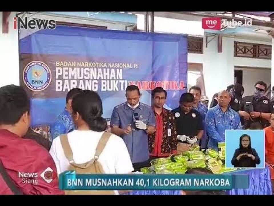 BNN Musnahkan 40,1 Kilogram Narkoba di Wilayah Aceh Timur - iNews Siang 26/01