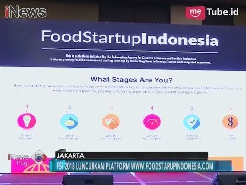 Dukung Starup, Badan Ekonomi Kretif Gelar Food Starup Indonesia 2018 di 10 Kota- iNews Pagi 27/01