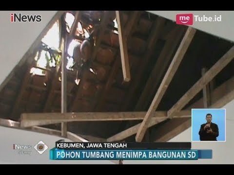 Pohon Tumbang Menimpa Ruang Kelas SD di Kebumen, Aktivitas Belajar Terganggu - iNews Siang 28/01