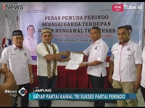 Kader Partai Gelar Raker, Perindo Siap Hadapi Pemilu 2019 - iNews Pagi 30/01