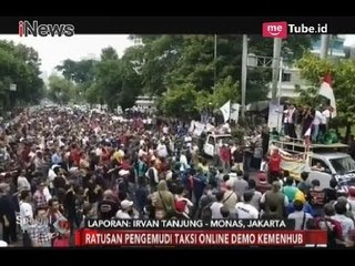 Menolak Permenhub, Ribuan Supir Taxi Online Lakukan Aksi Unjuk Rasa - Special Report 29/01