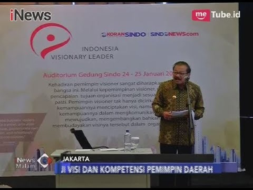 SINDO Gelar Indonesia Visionary Leader, 11 Kepala Daerah Ikut Serta - iNews Malam 27/01