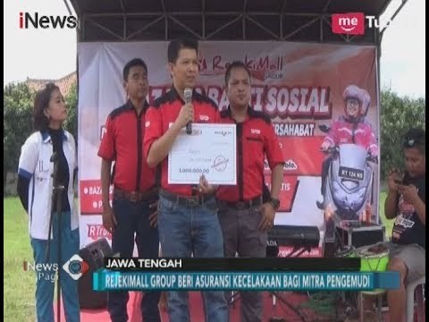 Rezekimall Group Berikan Asuransi Kecelakaan Bagi Mitra Pengemudi - iNews Pagi 29/01