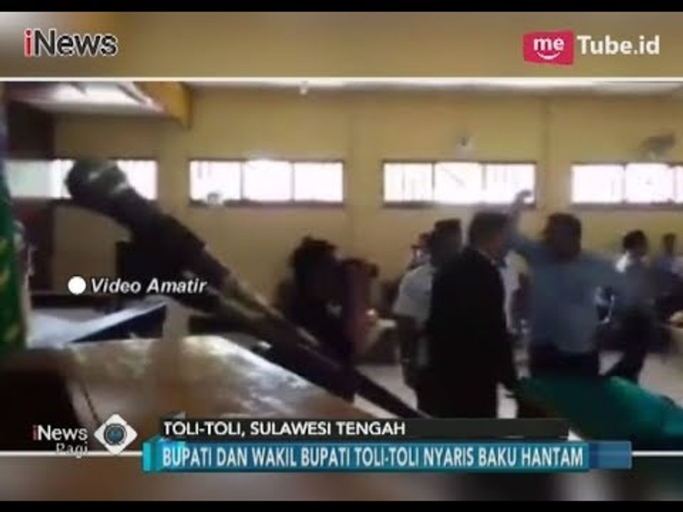 Video Amatir! Bupati dan Wakil Bupati Toli-toli Nyaris Baku Hantam di Pemkab - iNews Pagi 01/02