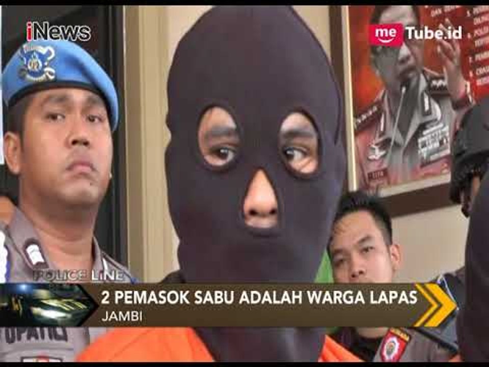 Dijanjikan Rp 10 Juta, Kurir Pemasok Sabu Justru Ditangkap Polisi di Lapas Jambi - Police lIne 01/02