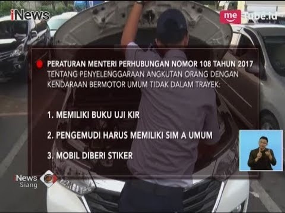 Aturan Taksi Online Sudah Berlaku, Inilah yang Harus Anda Ketahui  - iNews Siang 01/02
