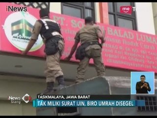 Tak Miliki Surat Ijin, Polisi Segel Kantor Biro Umrah PT SBL - iNews Siang 01/02