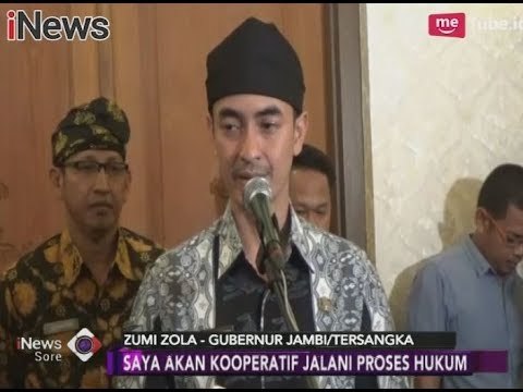 Pasca Menjadi Tersangka, Begini Jawaban Gubernur Jambi Zumi Zola - iNews Sore 03/02