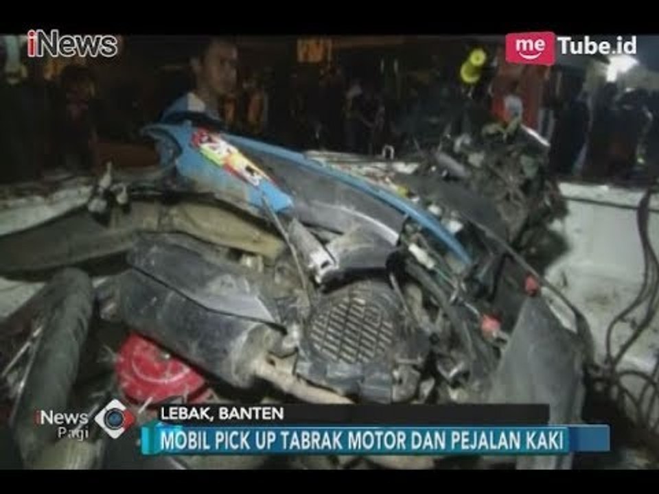 Akibat Ugal-ugalan, Sopir Pick Up Tewaskan Pengendara Motor & Pejalan Kaki - iNews Pagi 05/02
