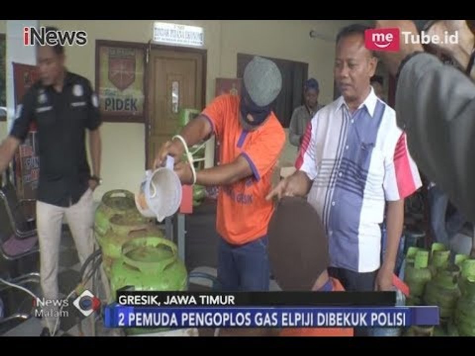 2 Pemuda Ditangkap Polisi Saat Melakukan Praktik Oplosan Gas Elpiji  - iNews Malam 05/02