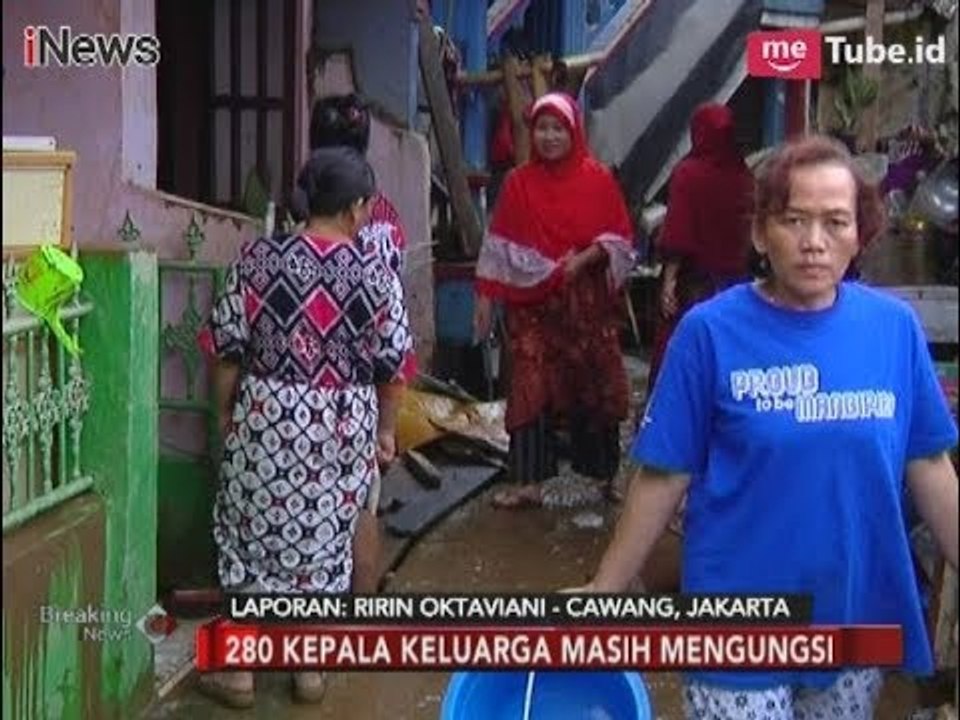 Banjir di Cawang Surut, 280 Kepala Keluarga Masih Mengungsi - Breaking News 06/02