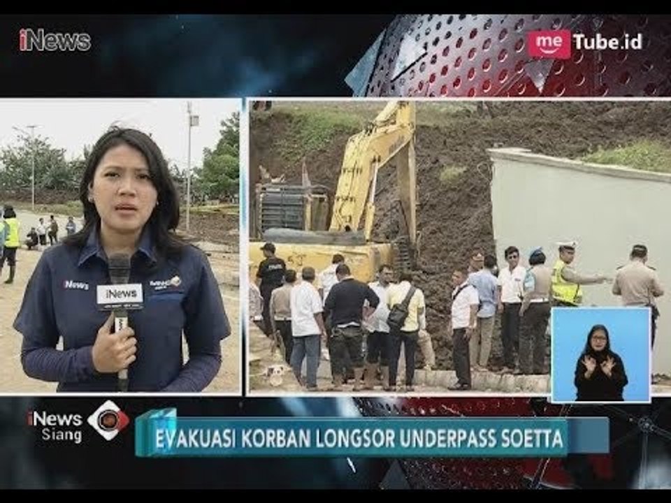 Situasi Terkini Lokasi Longsornya Underpass Bandara Soetta - iNews Siang 06/02