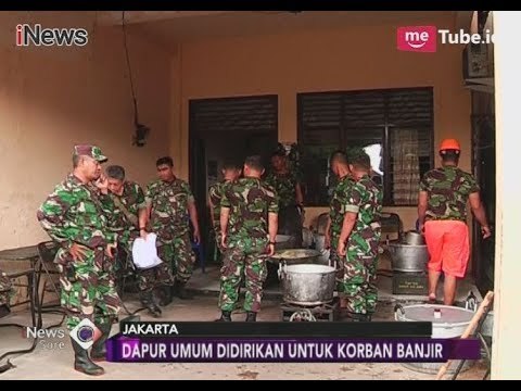 Banjir 2 Meter di Kebon Pala, TNI Dirikan Dapur Umum Untuk Warga - iNews Sore 06/02