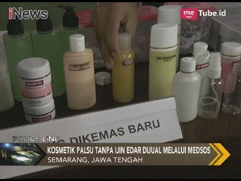 [Waspada] Polisi Berhasil Bongkar Ratusan Pruduk Kosmetik Palsu - Police Line 07/02