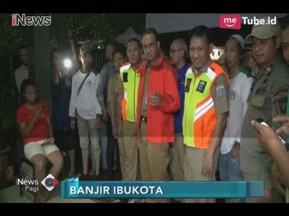 Anies Baswedan Datangi Tempat Pengungsian Korban Banjir di Rawajati - iNews Pagi 06/02