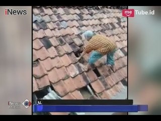 Video Viral! Rumah Terendam Banjir, Nenek Naik Ke Genteng Selamatkan Diri - iNews Malam 07/02