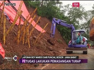 Jalur Puncak Ditutup Selama 10 Hari, Petugas Lakukan Pemasangan Turap - iNews Sore 08/02