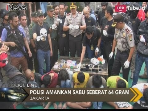 Gerebek Sarang Narkoba di Palmerah, Polisi Amankan 9 Pengedar dan 94 Gram Sabu - Police Line 08/02