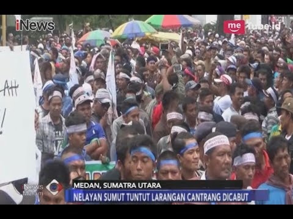 Nelayan Cantrang Sumut Gelar Aksi Unjuk Rasa, Minta Diperlakukan dengan Adil - iNews Malam 08/02