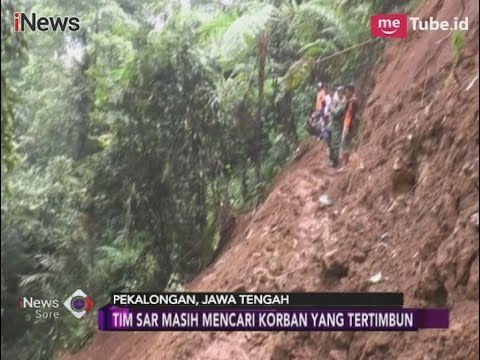 Tebing di Pekalongan Longsor, 1 Orang yang Tertimbun Belum Ditemukan - iNews Sore 08/02