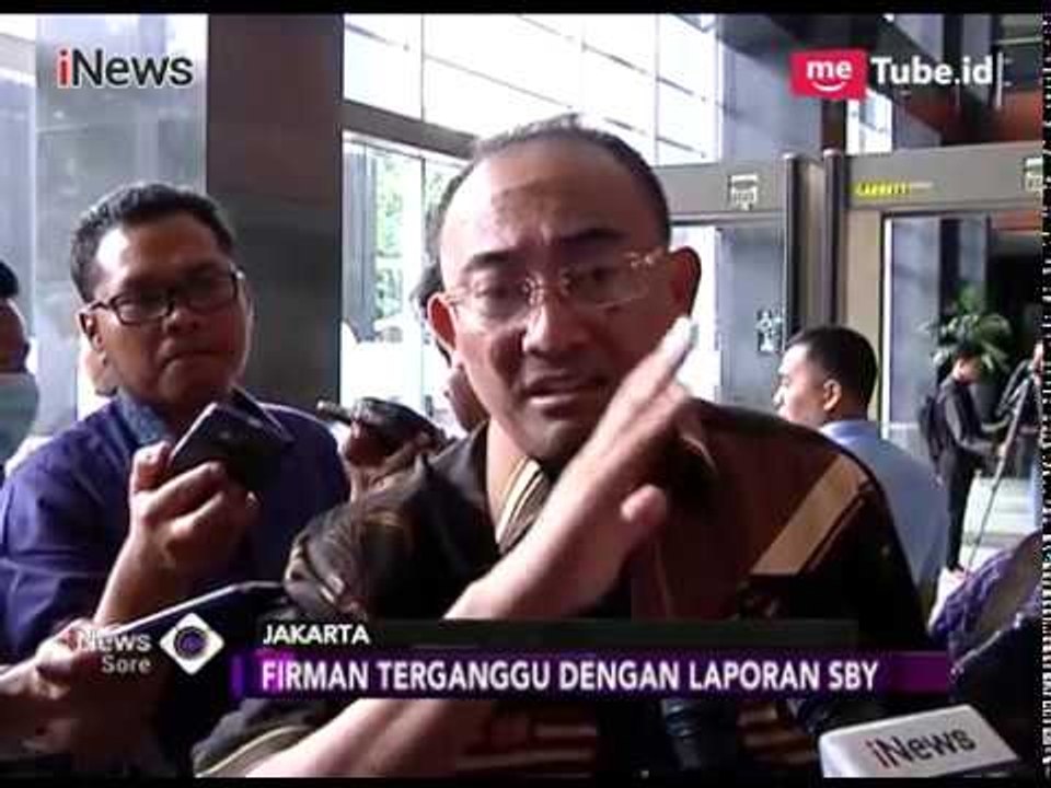 Dilaporkan ke Polisi, Firman: Laporan SBY Ganggu Independensi Peradilan - iNews Sore 08/02