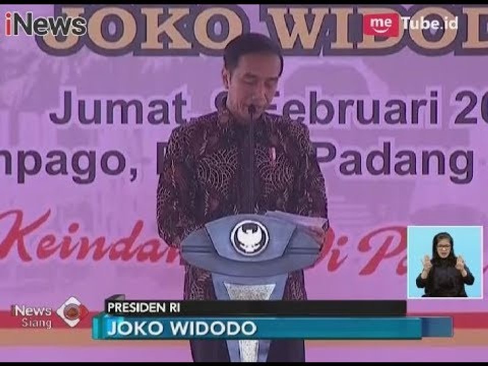 Presiden Jokowi Berikan Pidato di Hari Pers Nasional - iNews Siang 09/02
