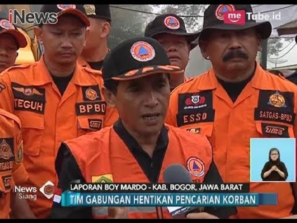 Stop Pencarian Korban, Tim Gabungan Tetap Terus Meninjau Lokasi - iNews Siang 08/02