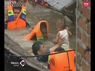 Aksi Petugas BPBD Selamatkan Bayi dari Kepungan Banjir di Cilegon - iNews Sore 10/02