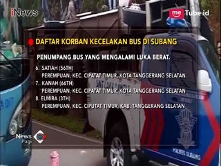 Daftar Nama 27 Korban Tewas Bus Maut di Tanjakan Emen - iNews Pagi 11/02