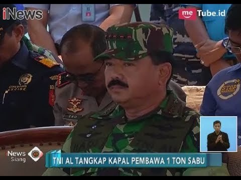 Panglima TNI Kunjungi Batam Pasca Keberhasilan TNI AL Tangkap Kapal Narkoba - iNews Siang 11/02