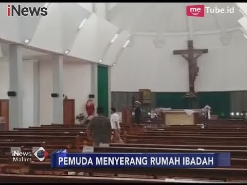 Video Amatir Seorang Pemuda Bawa Pedang Menyerang Gereja Santa Lidwina - iNews Malam 11/02