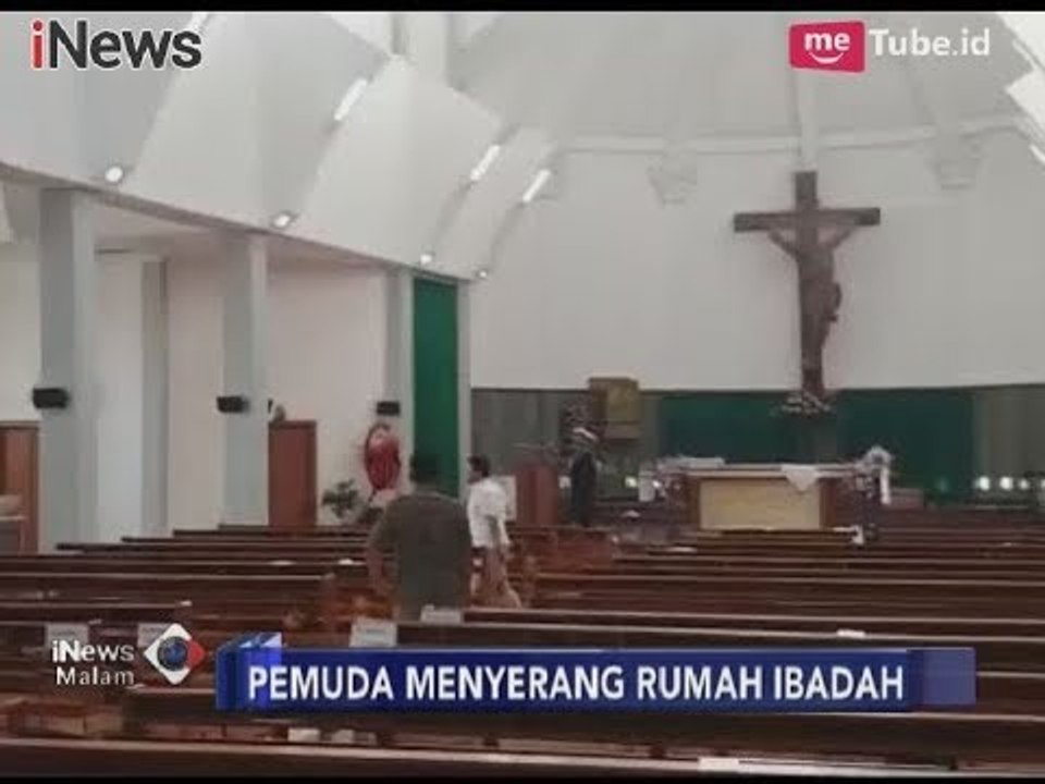 Video Amatir Seorang Pemuda Bawa Pedang Menyerang Gereja Santa Lidwina - iNews Malam 11/02