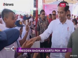 Kunjungan Kerja ke Sumbar, Presiden Jokowi Bagikan Kartu PKH - KIP -  iNews Sore 08/02