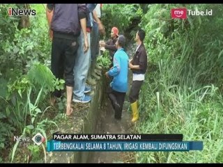 Terabaikan 8 Tahun, Irigasi yang Tertimbun Material Bandara Atung Kini Berfungsi - iNews Pagi 12/02