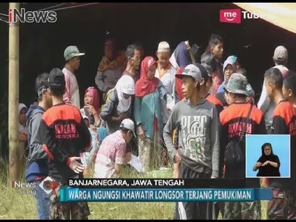 Tebing 70 Meter Longsor, Ratusan Warga Ketakutan dan Memilih Mengungsi - iNews Siang 13/02
