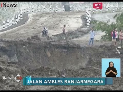 Amblas, Jalan Penghubung 2 Kecamatan di Banjarnegara Terputus - iNews Siang 14/01