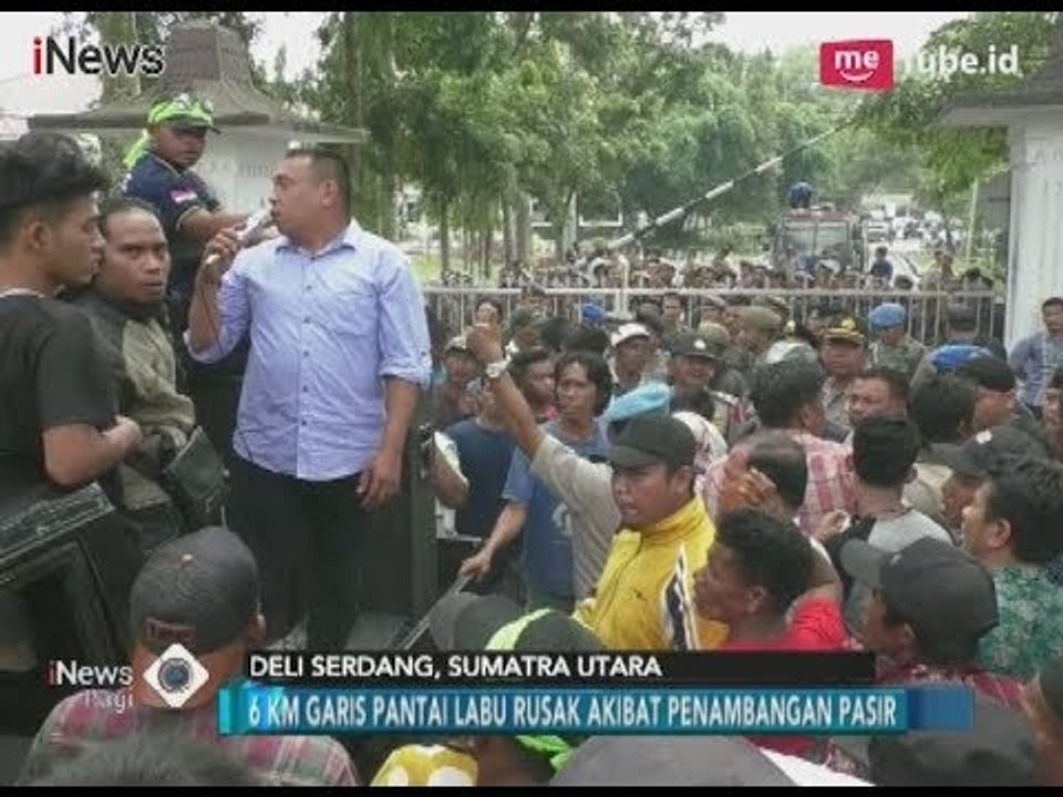 Ekosistem Rusak, Warga Deli Serdang Demo Tolak Aktivitas Tambang Pasir Laut - iNews Pagi 14/02