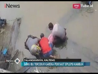 Viral Video Aksi Heroik 2 Polisi saat Selamatkan Ibu Hamil Tercebur Sungai - iNews Pagi 13/02