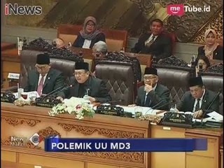 Kontroversi UU MD3 yang Dianggap Membunuh Demokrasi di Indonesia - iNews Malam 14/02
